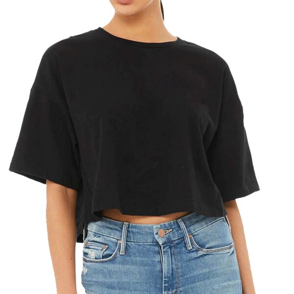 FWD Fashion Ladies' Jersey Cropped T-Shirt Thumbnail