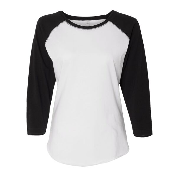 LAT LDY 3/4 SLV BBAL T Thumbnail