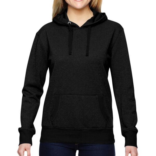 Ladies' Glitter French Terry Hooded Sweatshirt Thumbnail