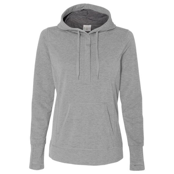 Women’s Omega Stretch Snap-Placket Hooded Sweatshirt Thumbnail