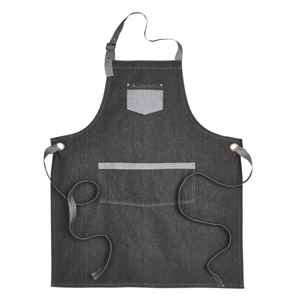 Unisex Domain Contrast Denim Bib Apron Thumbnail