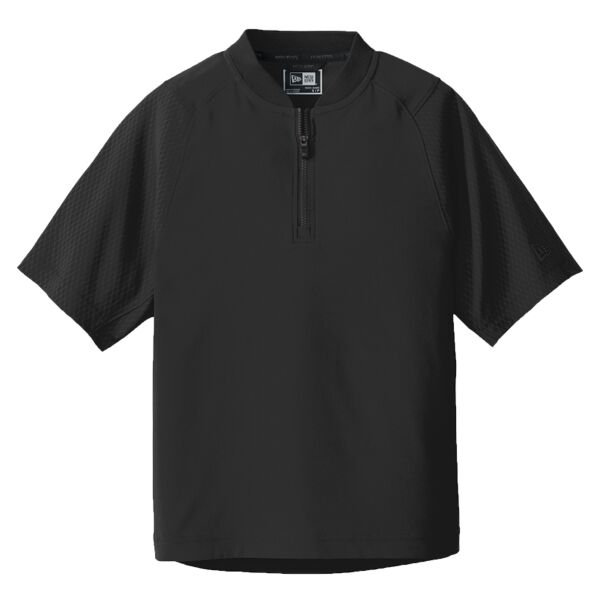 New Era Youth Cage Short Sleeve 1/4 Zip Jacket Thumbnail
