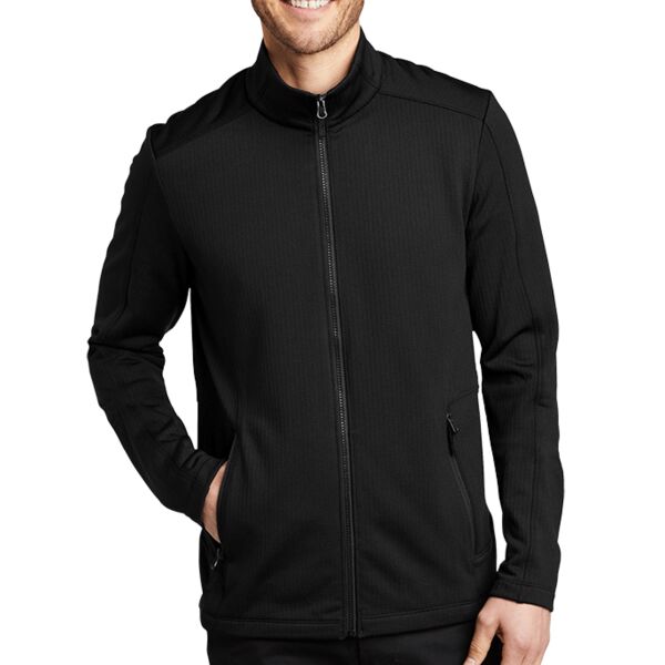 Port Authority Grid Fleece Jacket Thumbnail