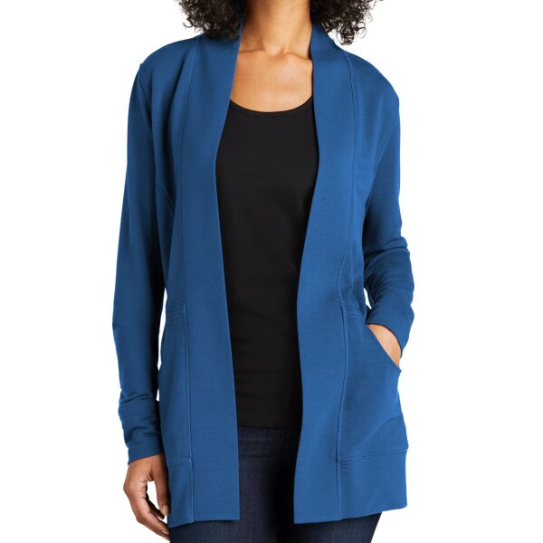 Port Authority Ladies Microterry Cardigan Thumbnail
