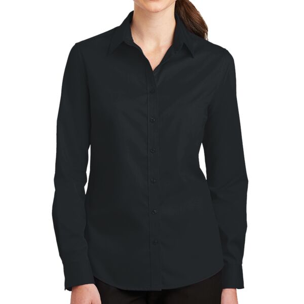 Port Authority Ladies SuperPro  Twill Shirt Thumbnail