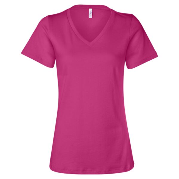 Women’s Relaxed Jersey V-Neck Tee** Thumbnail